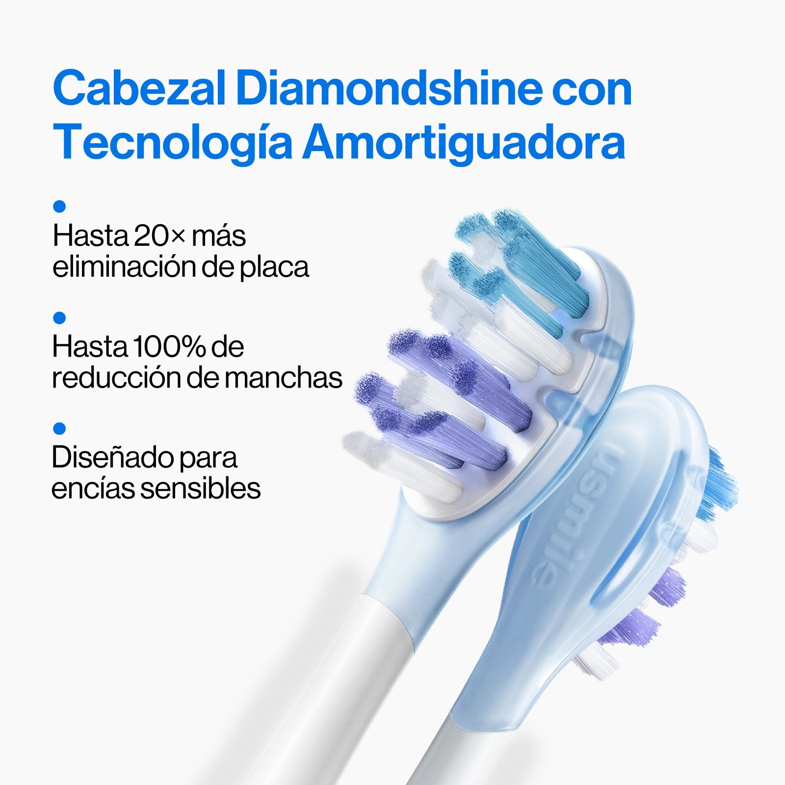 Cabezal usmile Sonicare con Air Cushion 1.0 - Compatible con todos los cepillos usmile
