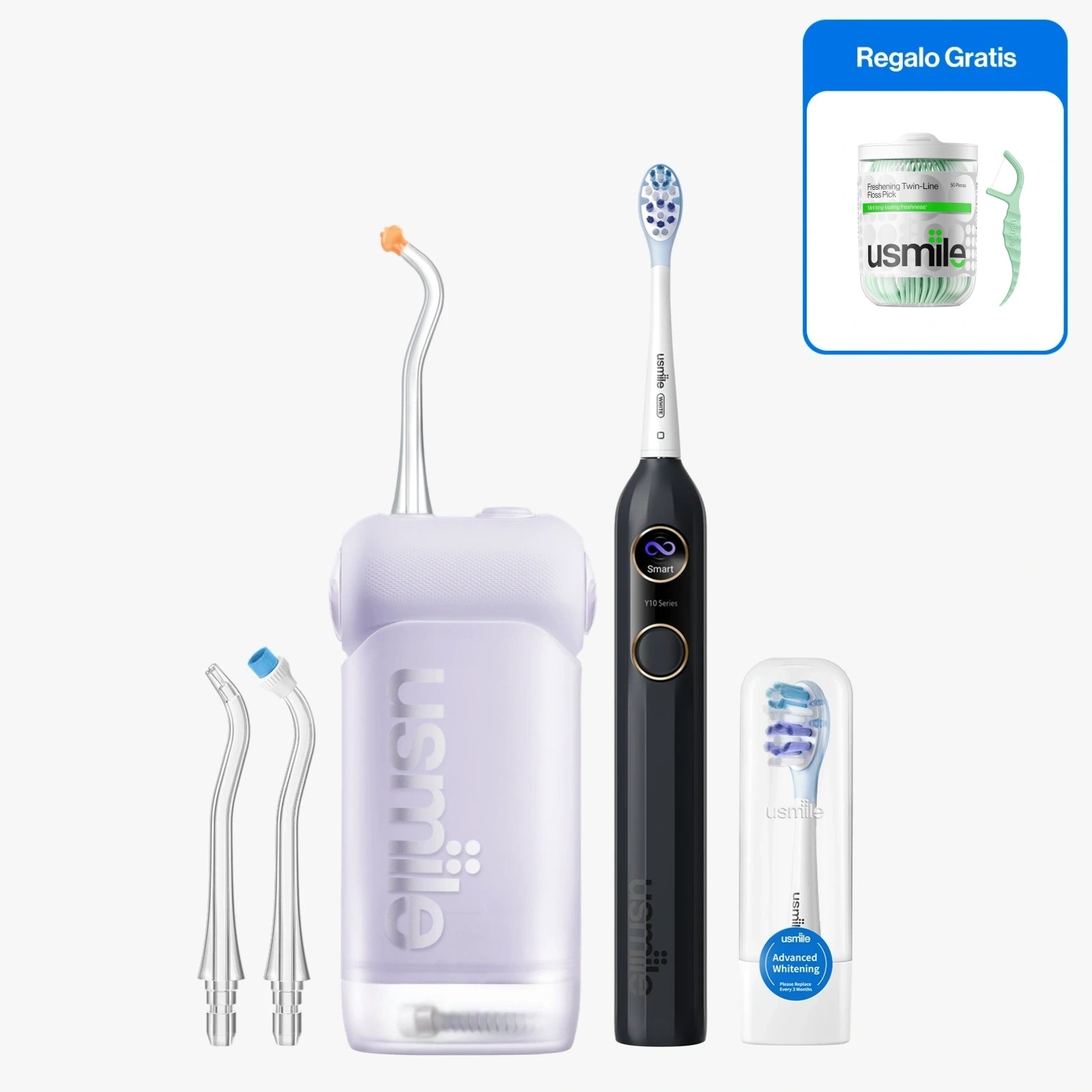 usmile Y10 cepillo de dientes eléctrico x C10 Irrigador Dental