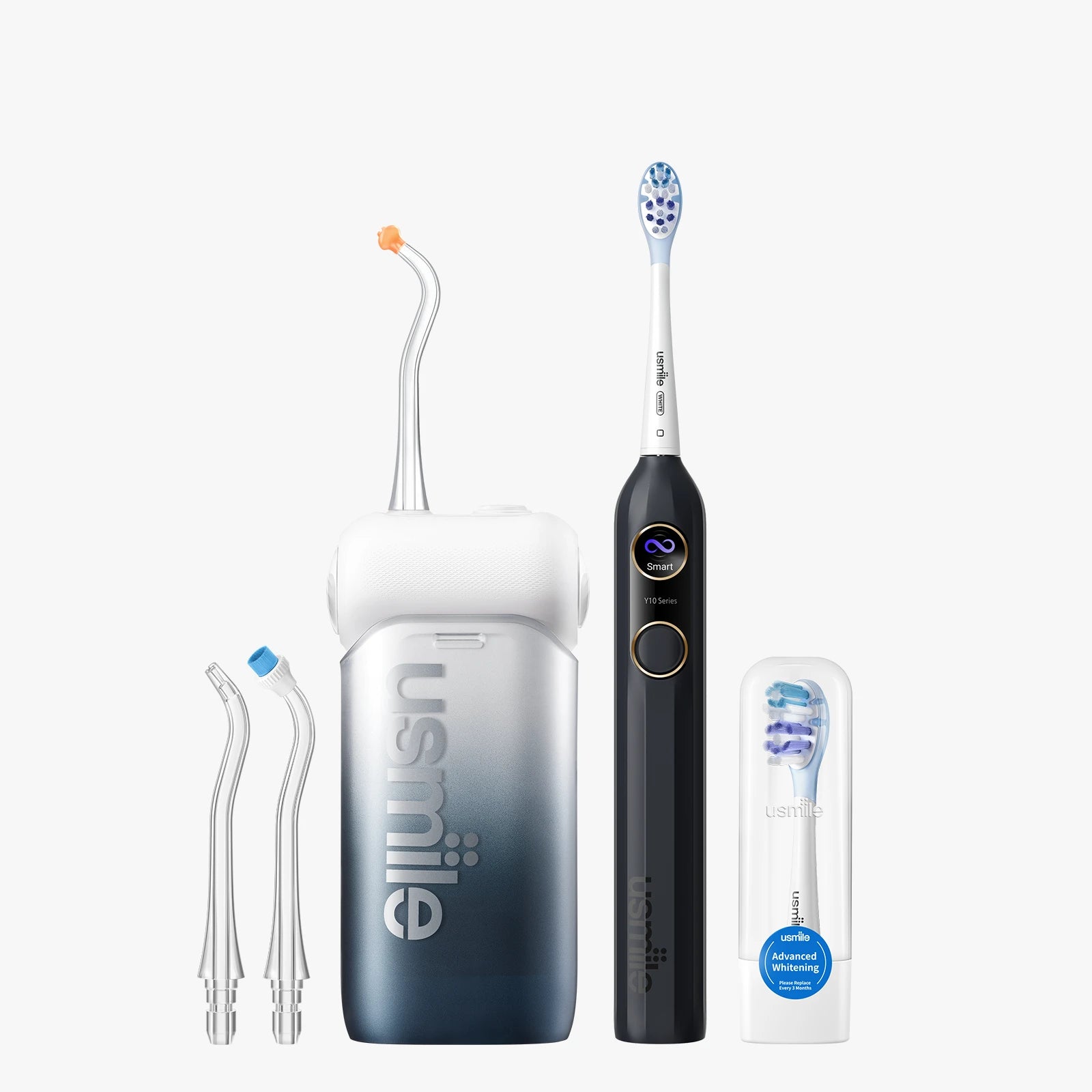 usmile Y10 cepillo de dientes eléctrico x C10 ducha oral portátil