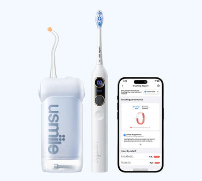 Cepillo Dental Eléctrico con IA Y20 PRO x Irrigador Bucal Portátil C10