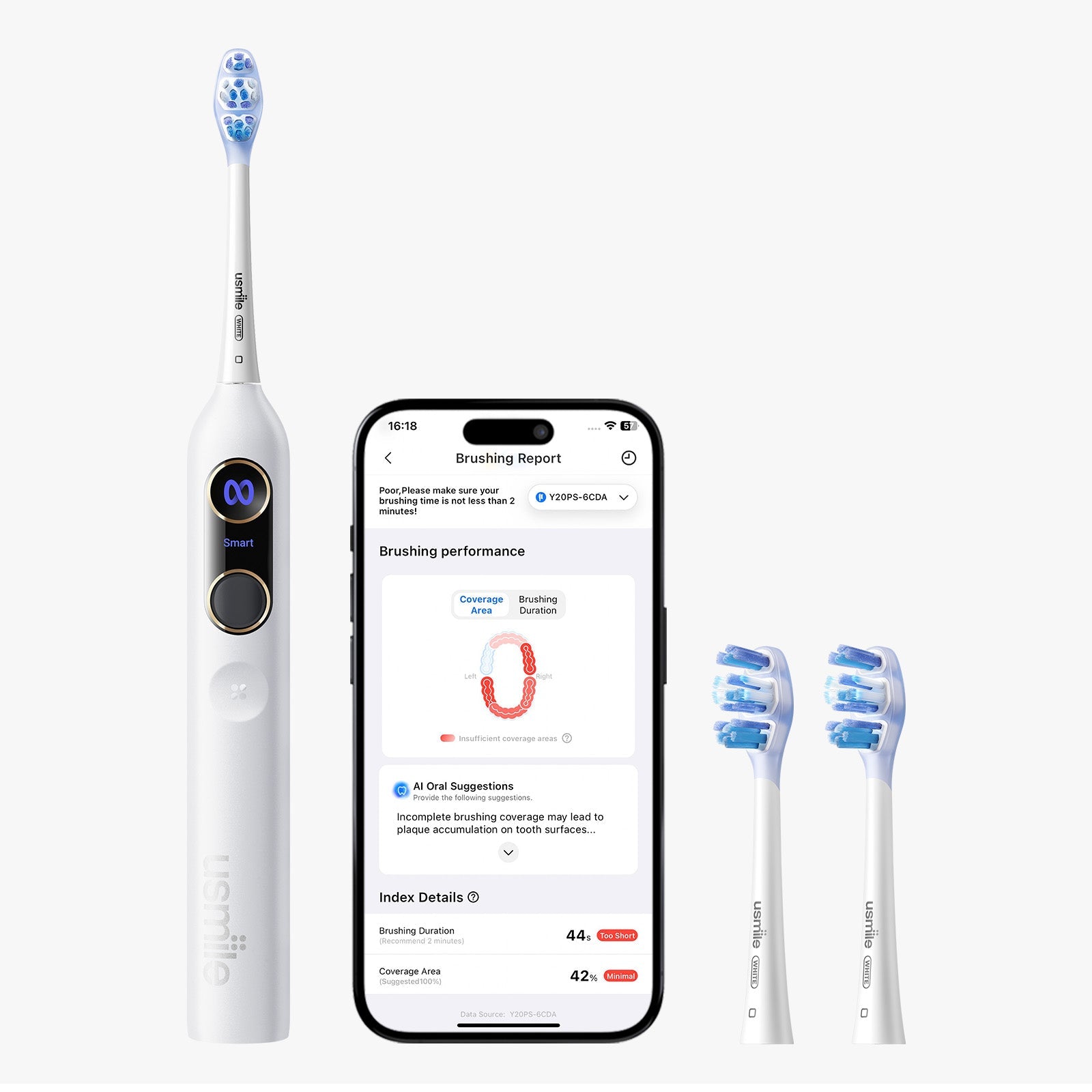 usmile Y20 PRO AI Cepillo de Dientes Eléctrico